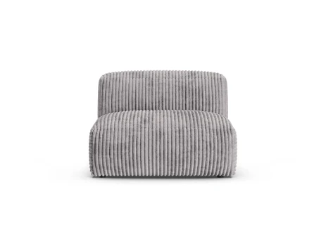 Modul Armless, "Martina", 1 Seat, 120x90x75, Light Grey