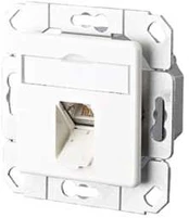 METZ CONNECT E-DAT C6 1 Port UPk reinweiß RAL9010