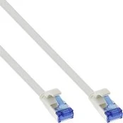 InLine® plokščias kabelis, U/FTP, Cat.6A, TPE be halogenų, baltas, 15m