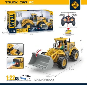 R/C Bulldozer with Lights and Smoke Function