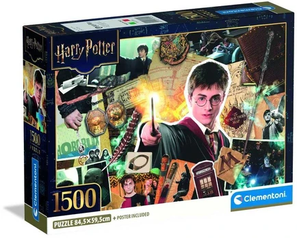 Clementoni CLE puzzle 1500 Compact HarryPotter 31745