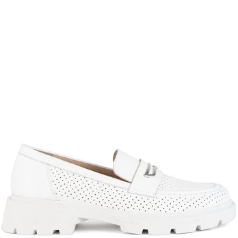 SANTINO MILANO Loaferiai moterims, Balta, Loafers