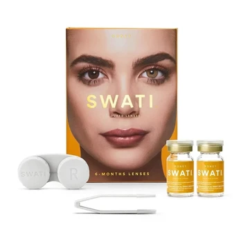 Swati Coloured 6-Months Lenses Honey 1 Pair