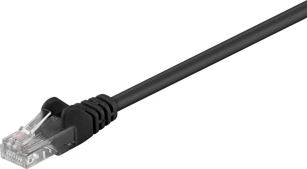 Goobay 5E CCA juodas 3m (68649)