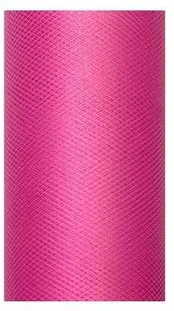 Party Deco Hot pink tylbånd, 20 m
