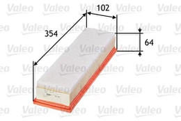 Oro filtras VALEO 585311 kaina