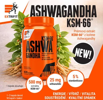 Extrifit Ashwagandha KSM-66 90 cps