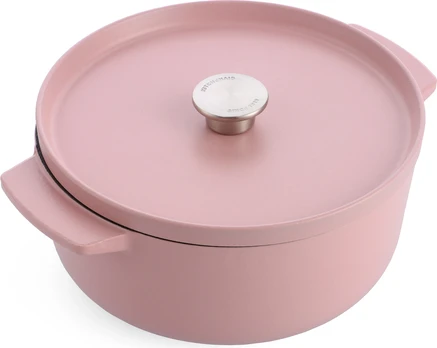 Kitchenaid - Cast Iron Casserole - Dried Rose - 26 cm