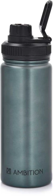 Termo buteliukas GYM 550 ml pilkas AMBITION