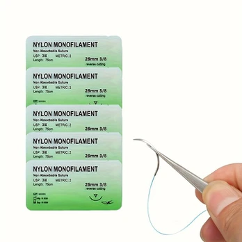 Siūlų rinkinys su adata siuvinėjimui, NYLON 19MM