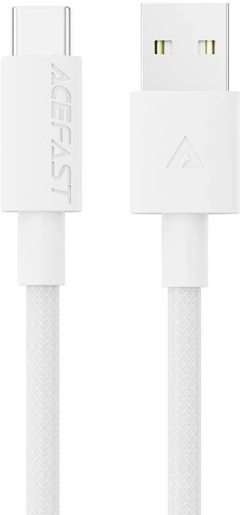 USB kabelis Acefast C18-04 USB-A to USB-C 1.2m baltas