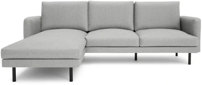 Citysofa 4 vietų kairioji kampinė sofa Brera - Pilka