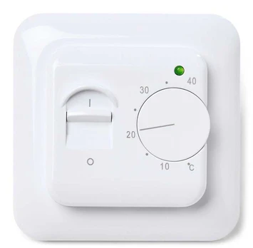 Termostatas Heatcom HC15M, kabinamas, balta