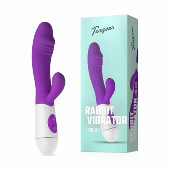 Teazers Rabbit Vibrator Violetinė - Multi-Mode Stimulation System