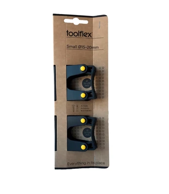 Laikiklis įrankiams Toolflex 502-1, 1.5 cm x 2 cm, plastikas, juoda, 2 vnt.