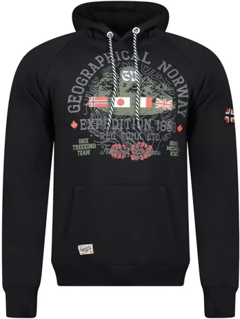 Geographical Norway Gexpe DB 100 M džemperis WZ3003H/GN-Juodas