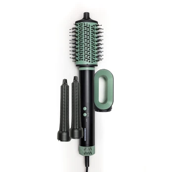 Plaukų formavimo prietaisas 1500W, juodas/žalias, HAS-R15BLDC-BK4 HEINNER