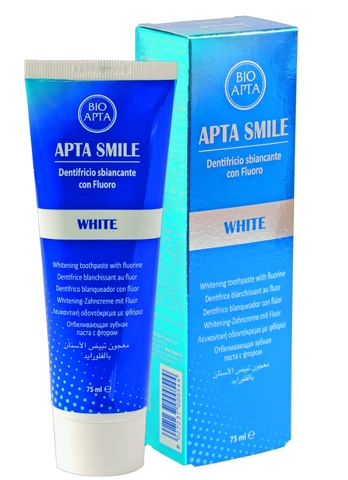 BIOAPTAAPTA SMILE, lightening toothpaste with herbal oils and extracts, 75ml
