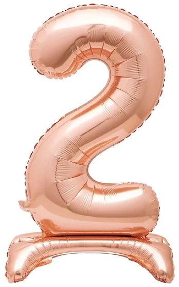 Vario spalvos pastatomas balionas - skaičius 2, 81 cm