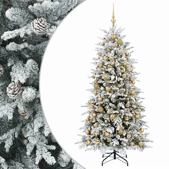 Dirbtinė kalėdinė eglutė su rutuliuku 240 cm 300 LED