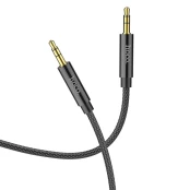 Cablu Audio Adaptor Jack la Jack 1m - Hoco (UPA19) - Black kaina