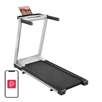 DeerRun A1 Pro Folding Electric Treadmill (Sidabrinis)