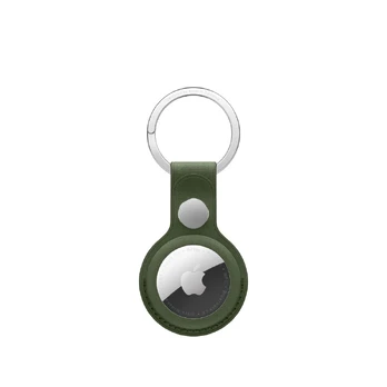 AirTag FineWoven Key Ring Moss