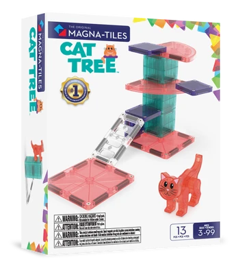 MAGNA-TILES Magnetinis konstruktorius „Kačiuko draskyklė“, 13 det.