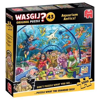 Wasgij - Original 43: Aquarium Antics (1000 pieces)