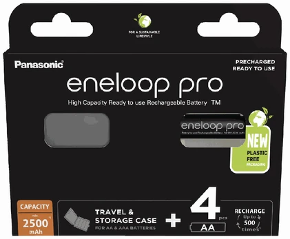 AA akumuliatoriai Panasonic ENELOOP BK-3HCDEC4BE, 4 vnt