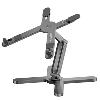 Tech-Protect laptop stand ULS200, pilkas