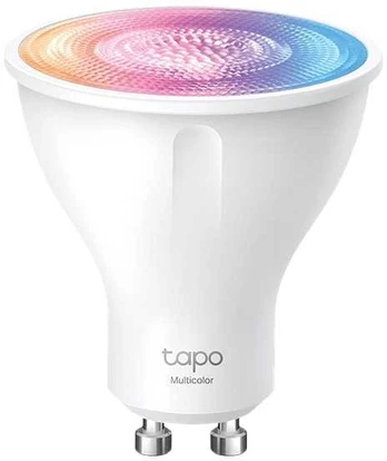 TP-Link Tapo Smart Wi-Fi Spotlight, Multicolor, Smart bulb, Wi-Fi, Baltas, LED, GU10, Multi