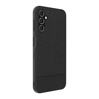iLike Galaxy A14 5G plastikinis odinis galinis dangtelis Samsung juodas