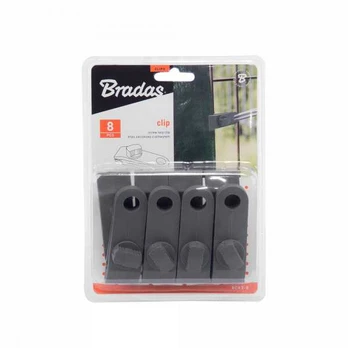 BUNGEE CORD CLIPS screwed type with mounting eyelet (8 pcs) pilka