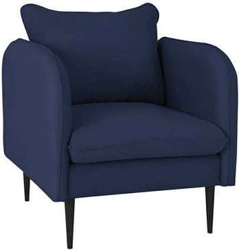 Fotelis Customform Kėdė, Prabangi Juoda, 89x80x90 cm, Rašalas
