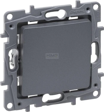 Legrand 762307 Niloe Selection Przycisk pojedynczy 6A stal 762307