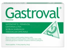 Maisto papildas GASTROVAL N15 kaina
