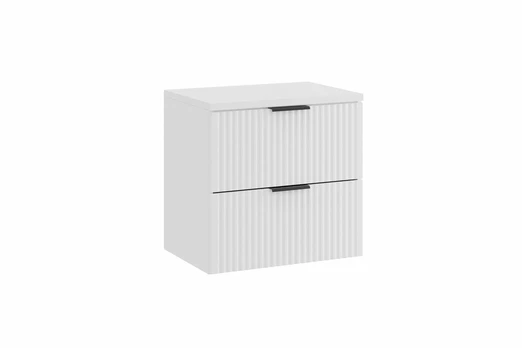 Apatinė vonios spintelė COMAD ADW B WHITE su stalviršiu 60 cm, balta