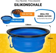 Sulankstomas silikoninis dubenėlis šunims ir katėms, 380 ml kaina