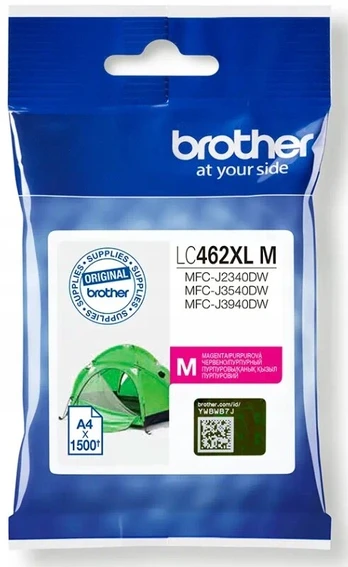 Brother Lc-462xlm Magenta rašalas, 1500 puslapių