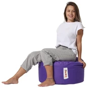 Lauko pufas Round Pouf-Purple Violetinė kaina