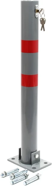 Wiltec sulankstomas parkavimo stulpelis 705 x Ø 75 mm, plieno, modelis 61485