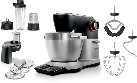 Bosch MUMS8ZS22 Serija 8, Kitchen machine with scale, 1800 W, Sidabrinės, Juodas