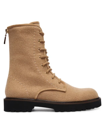 Auliniai batai Max Mara Bakerzipwk 2524796012600 Ruda
