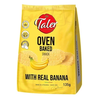 Traškučiai su bananais TALERIAI, 135 g
