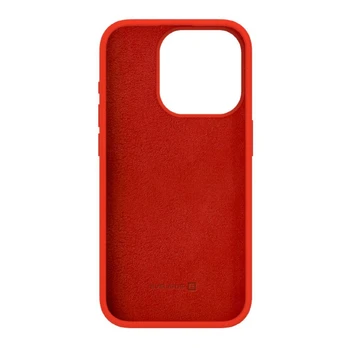Evelatus iPhone 15 Pro Max Premium Soft Touch silikoninis dėklas, Apple raudonas
