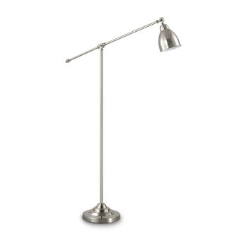 Floor lamp with 1 light NEWTON, E27, nickel