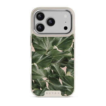 So Lush - Bannana Leaves iPhone 17 Pro Case, Elite Light (MagSafe) / Silver