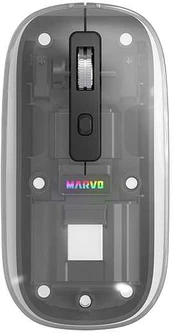 Bevielė pelė, Marvo PRISM B10 Juodas, juoda, optinė, 1600DPI