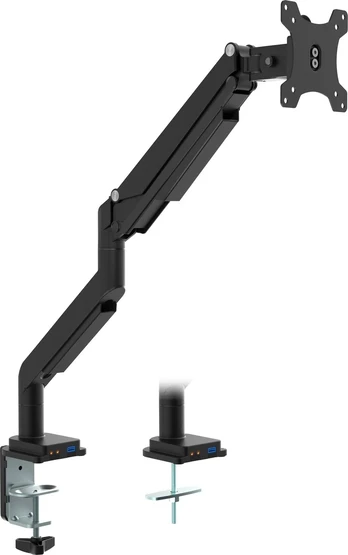 InLine® Desktop Mount with Lifter and USB/Audio movable for TV / Displays iki 82cm 32" max. 9kg